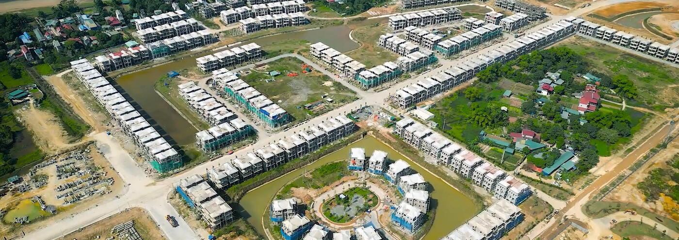 Dãy biệt thự song lập tại phân khu Roma