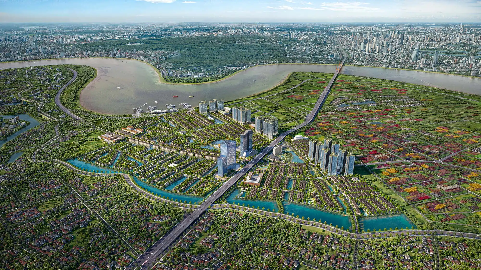 Phối cảnh dự án Alluvia City Văn Giang