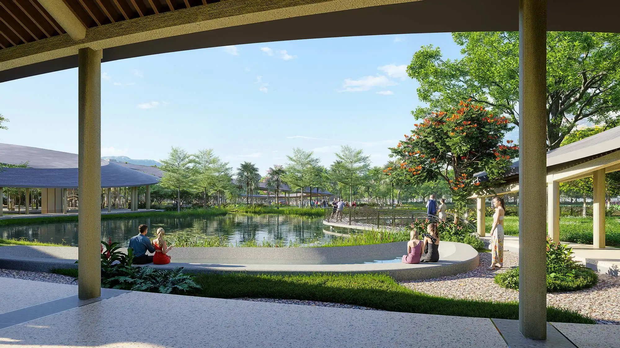 Không gian xanh tại Alluvia City